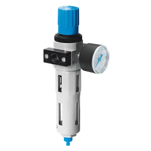 Филтър регулатор Festo с манометър  10 000 л/мин, 1 ", 40 µm, LFR-1-D-MAXI