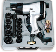 Пневматичен ударен гайковерт Fervi комплект 6 bar, 320 Nm, 150 л/мин, квадрат, 1/2, 0044 - product - 078 FRV 276