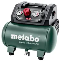 Електрически безмаслен компресор Metabo  6 л, 160 л/мин, 8 bar, BASIC 160-6 W OF