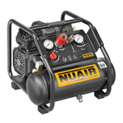 Електрически безшумен безмаслен компресор NUAIR  1.5 к.с., 6 л, 160 л/мин, 8 bar, Siltek TB 6 - product - 078 NUA 433