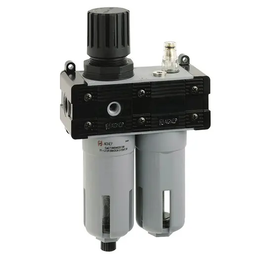 Филтър регулатор Aignep с омаслител  4300 л/мин, 3/4 ", 20 µm, FRL T100