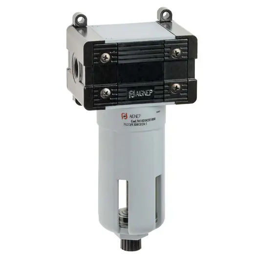 Филтър регулатор Aignep за пневмогрупи  3750 л/мин, 1/2 ", 20 µm, FRL T010
