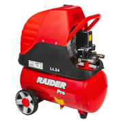 Електрически безмаслен компресор Raider  2 к.с., 24 л, 110 л/мин, 8 bar, RDP-AC15 - product - 078 RID 469