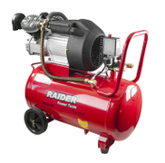 Електрически безмаслен компресор Raider  3 к.с., 50 л, 356 л/мин, 8 bar, RD-AC08 - product - 078 RID 470