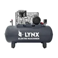 Електрически компресор с ремъчна предавка LYNX Elektro Maschinen  4 к.с., 270 л, 480 л/мин, 9 bar, E 501/10/270