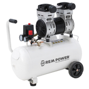 Електрически безшумен безмаслен компресор REM Power  1.55 к.с., 40 л, 196 л/мин, 8 bar, EL 200/8/40 - product - 078 RLD 350