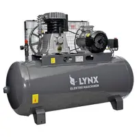 Електрически компресор с ремъчна предавка LYNX Elektro Maschinen  5.5 к.с., 270 л, 650 л/мин, 10 bar, E 691/10/270