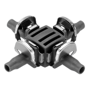 Съединител на маркучи Gardena четворен за капково напояване  3/16 , 4.6 мм, 10 бр. - product - 079 GRD 101