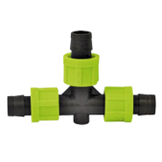 Съединител на маркучи Herly троен за капково напояване  17 мм - product - 079 VLR 097