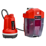 Помпа потопяема Einhell акумулаторна за дъждовна вода  без батерия и зарядно, 3 м3/ч, 20 м, GE-PP 18 RB Li - product - 080 ENH 741