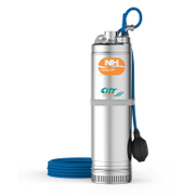 Помпа потопяема City Pumps многостъпална за дълбоки водоеми с чиста вода с поплавък 0.6-4.8 м3/ч, 62-33 м, 1 1/4 , NH A 10M - product - 080 INP 296