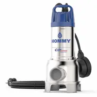 Потопяема дренажна помпа City Pumps за чиста или леко замърсена вода  0.6-15 м3/ч, 10 м, 1 1/2 ", HOMMY