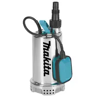 Потопяема дренажна помпа Makita за чиста или леко замърсена вода  15 м3/ч, 9 м, 1 1/4 ", PF1100