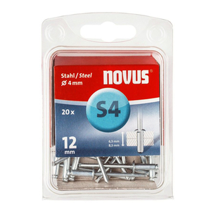 Попнит Novus неръждаем ф 4x12 мм, 20 бр.