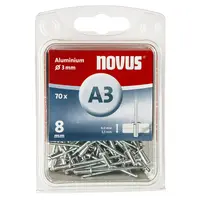 Попнит Novus със стандартна периферия  70 бр./опак., ф 3х8 мм