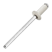 Попнит Bralo алуминиев със стандартна периферия  ф 4x12 мм, RAL 9010 - product - 081 VLT 115