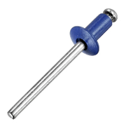 Попнит Bralo алуминиев със стандартна периферия  ф 4x8 мм, RAL 5010 - product - 081 VLT 125