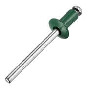 Попнит Bralo алуминиев със стандартна периферия  ф 4x8 мм, RAL 6005 - product - 081 VLT 129