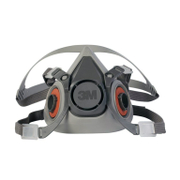 Полумаска 3M дихателна за сменяеми филтри без филтри размер М, 6200 - product - 082 ACM 356