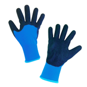 Ръкавици Shanxy Sunny Metal топени в нитрил полиестерни  размер 10, сини, Herrera - product - 082 BSK 402