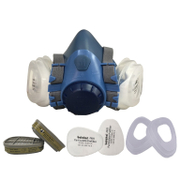 Полумаска Polygard дихателна за сменяеми филтри комплект с 4 филтъра A1, P2 NR, размер М, 7500 - product - 082 ELA 617