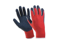 Ръкавици Top Strong топени в латекс полиестерни размер 10, черно и червено - product - 082 EMC 347