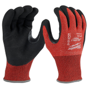 Ръкавици Milwaukee със защита от срязване ниво 4 топени в нитрил размер 9, черно и червено - product - 082 MLA 770