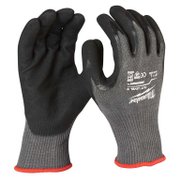 Ръкавици Milwaukee със защита от срязване ниво 5 топени в нитрил размер 7, черно и сиво - product - 082 MLA 773