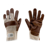 Ръкавици Coverguard докерски от телешка кожа и плат размер 10, кафяви, MO270 - product - 082 PRV 048