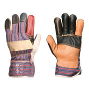 Ръкавици Coverguard докерски от телешка кожа и плат размер 10, черни, MO272 - product - 082 PRV 219