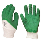 Ръкавици Coverguard топени в латекс памучни размер 10, зелени, Eurostrong 3805 - product - 082 PRV 227