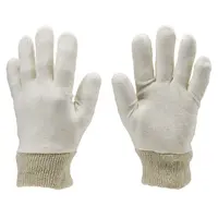 Ръкавици Coverguard памучни шити размер 9, екрю, Eurolite 4100