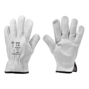 Ръкавици Coverguard от телешка кожа  размер 10, бели, Eurostrong 2220 - product - 082 PRV 281