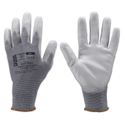 Ръкавици Coverguard топени в полиуретан полиестерни размер 9, сиви, Eurolite 6030 - product - 082 PRV 283