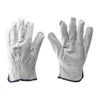 Ръкавици Coverguard от биволска кожа  размер 8, бели, Eurostrong 2238