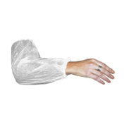 Ръкавели Coverguard защитни за еднократна употреба универсален размер, 400 мм, бели - product - 082 PRV 714