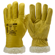 Ръкавици Coverguard зимни работни телешка кожа  размер 9, 320 мм, жълти, Eurowinter Islande - product - 082 PRV 994