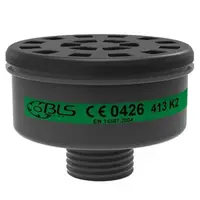 Филтър BLS за газове и пари за полумаски и маски с резба K2, 413