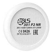 Филтър BLS противопрахов за полумаски и маски P2 NR, 301 - product - 082 PRX 507