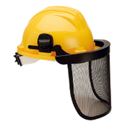 Щит Climax лицев с метална мрежа с каска жълт, 436 M - product - 082 PRX 534