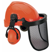 Щит Climax лицев с метална мрежа с каска и външни антифони оранжев, 437 - product - 082 PRX 535