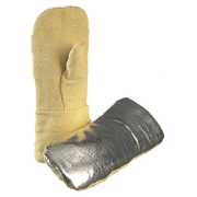 Ръкавици със защита от топлина алуминизирани с 1 пръст размер 10, 350 мм, 500 °C, бежови - product - 082 PRX 569