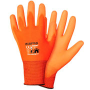 Ръкавици Rostaing топени в полиуретан полиестерни размер 10, оранжеви, Airpro - product - 082 ROS 897