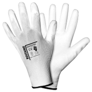 Ръкавици Rostaing топени в полиуретан полиестерни размер 9, бели, Whitepro - product - 082 ROS 907