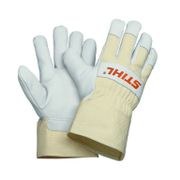Ръкавици STIHL докерски от свински велур и плат един размер, бели, Function Universal - product - 082 STL 419