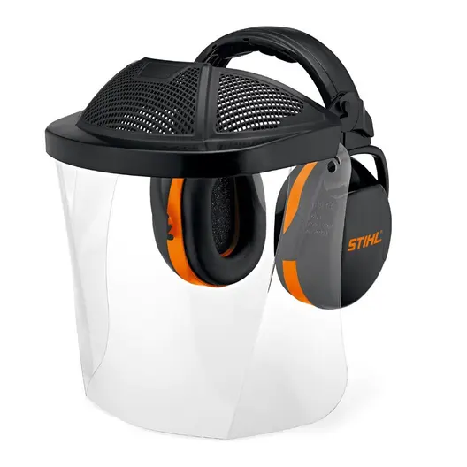 Предпазан шлем STIHL  с външни антифони прозрачен