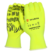 Ръкавици Wurth топени в нитрил полиестерни размер 9, жълти, Tigerflex Hi-Lite - product - 082 WUR 671