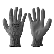 Ръкавици Wurth топени в полиуретан полиестерни размер 10, сиви, GREY PU - product - 082 WUR 860