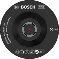 Подложна шайба Bosch за ъглошлайф с велкро  ф 125 мм, X-LOCK, PRO X-Lock