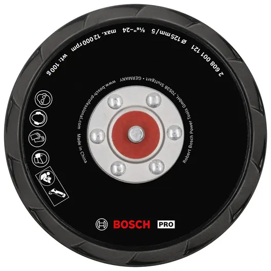 Подложна шайба Bosch за полирмашина  ф 125 мм, PRO
